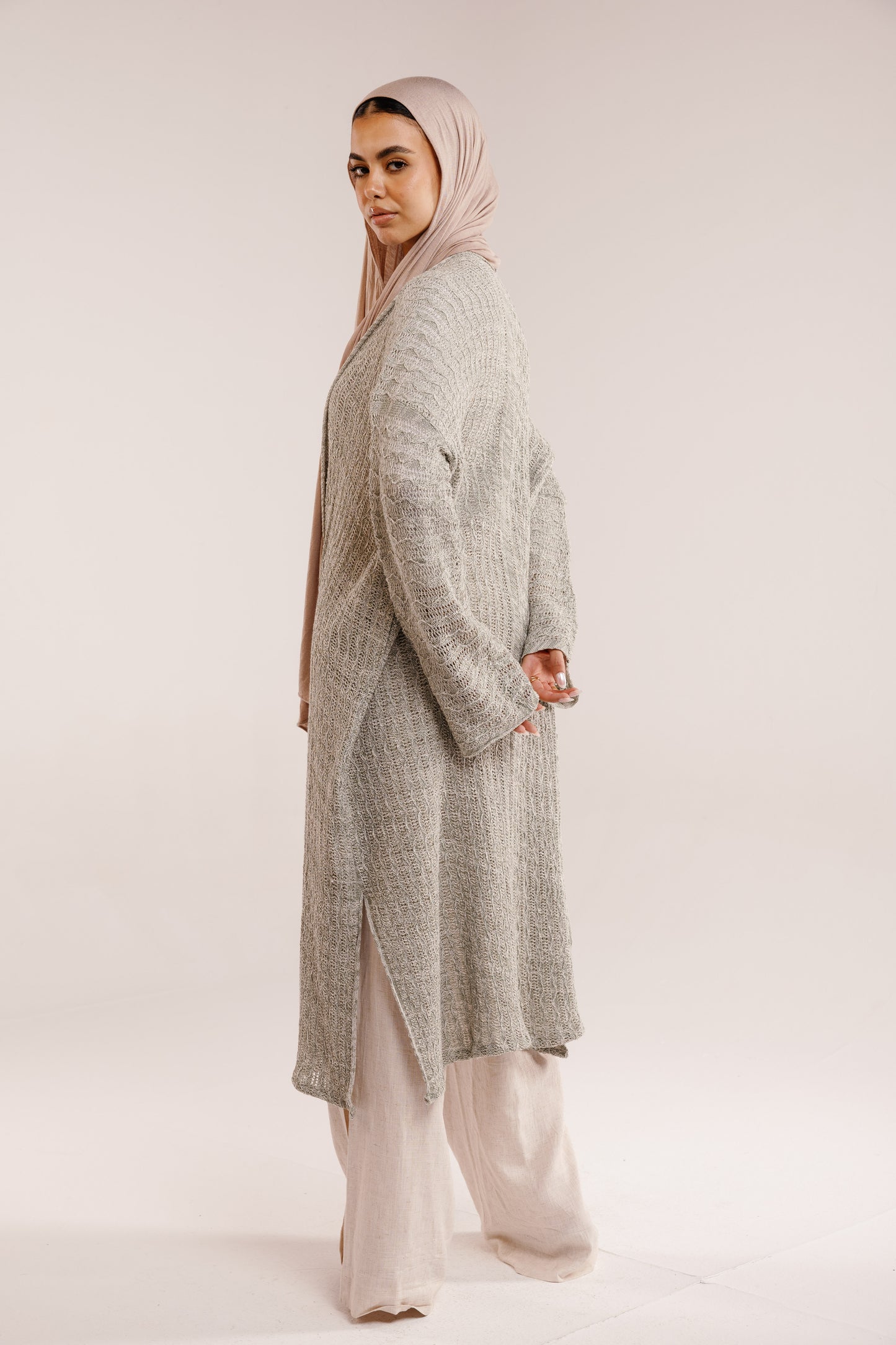 Cloud Knit Cardigan in Basil