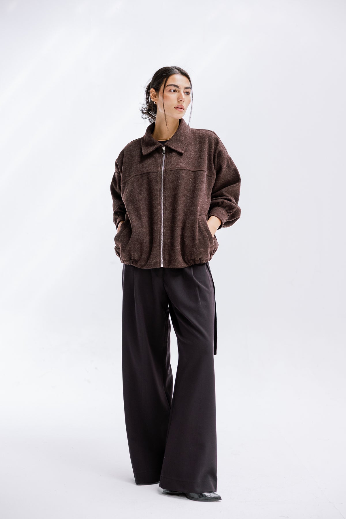 Daily Bomber Jacket in Cocoa