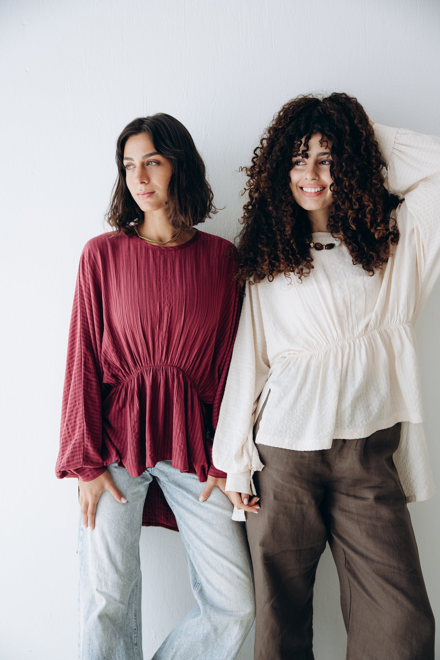 Willow Blouse in Ruby