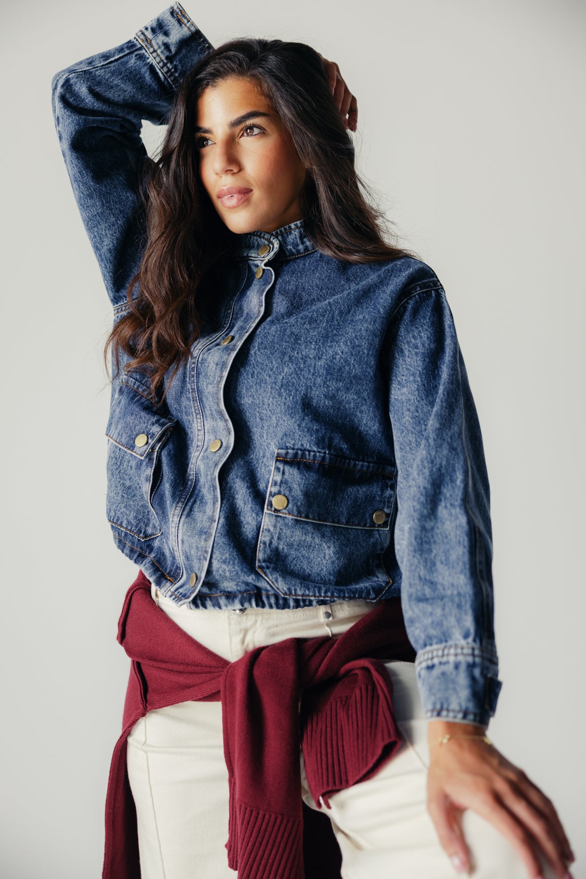The Outline Crop Denim
