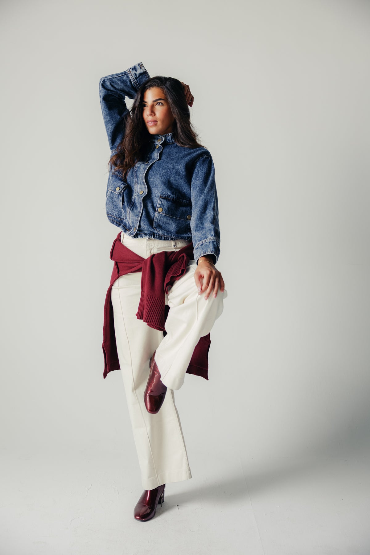 The Outline Crop Denim