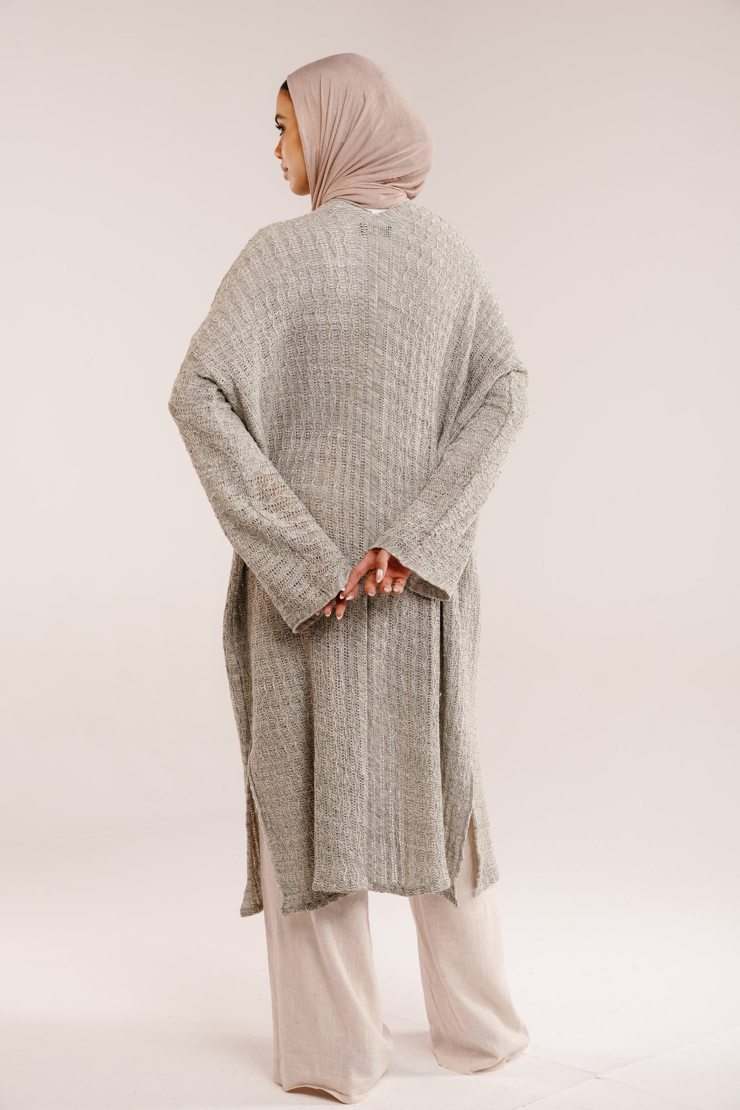 Cloud Knit Cardigan in Basil