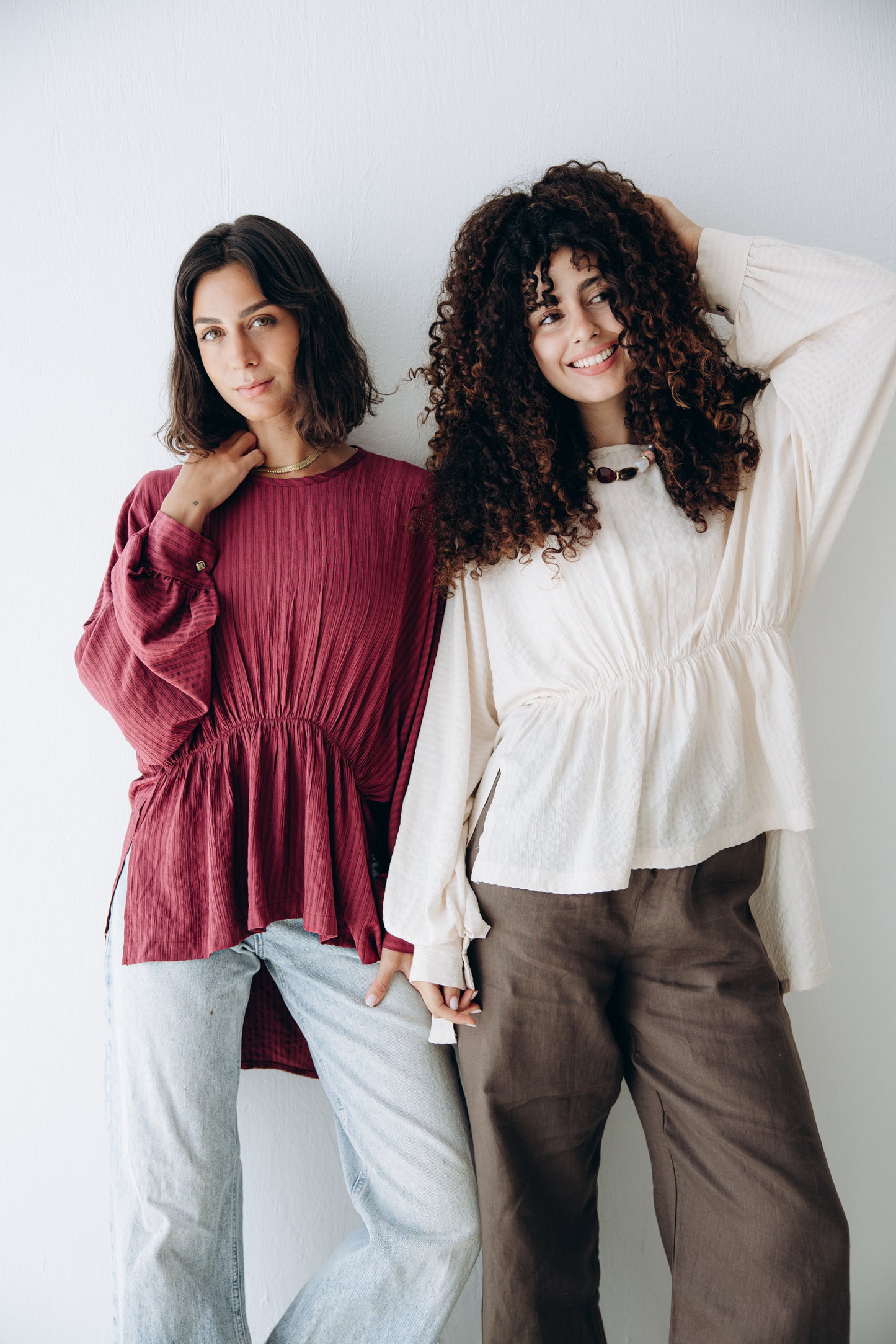 Willow Blouse in Ruby