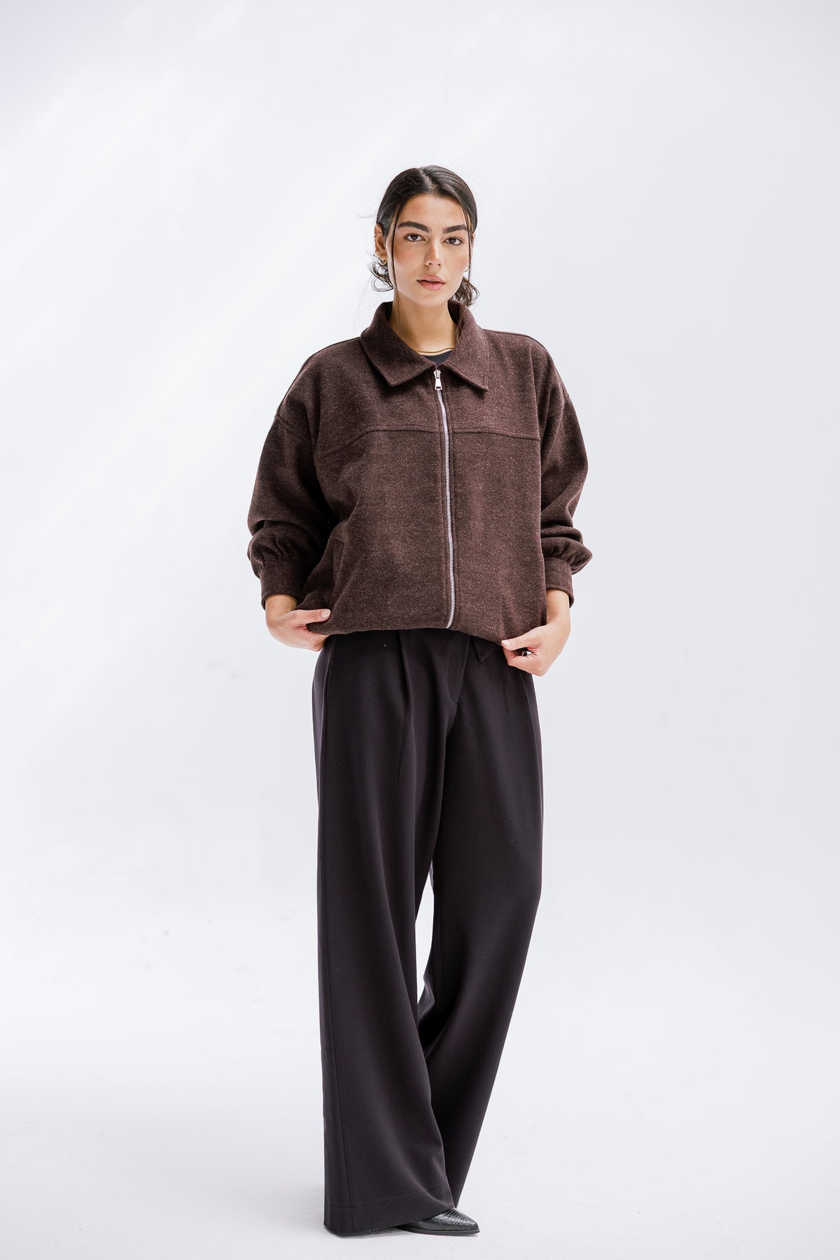 Daily Bomber Jacket in Cocoa