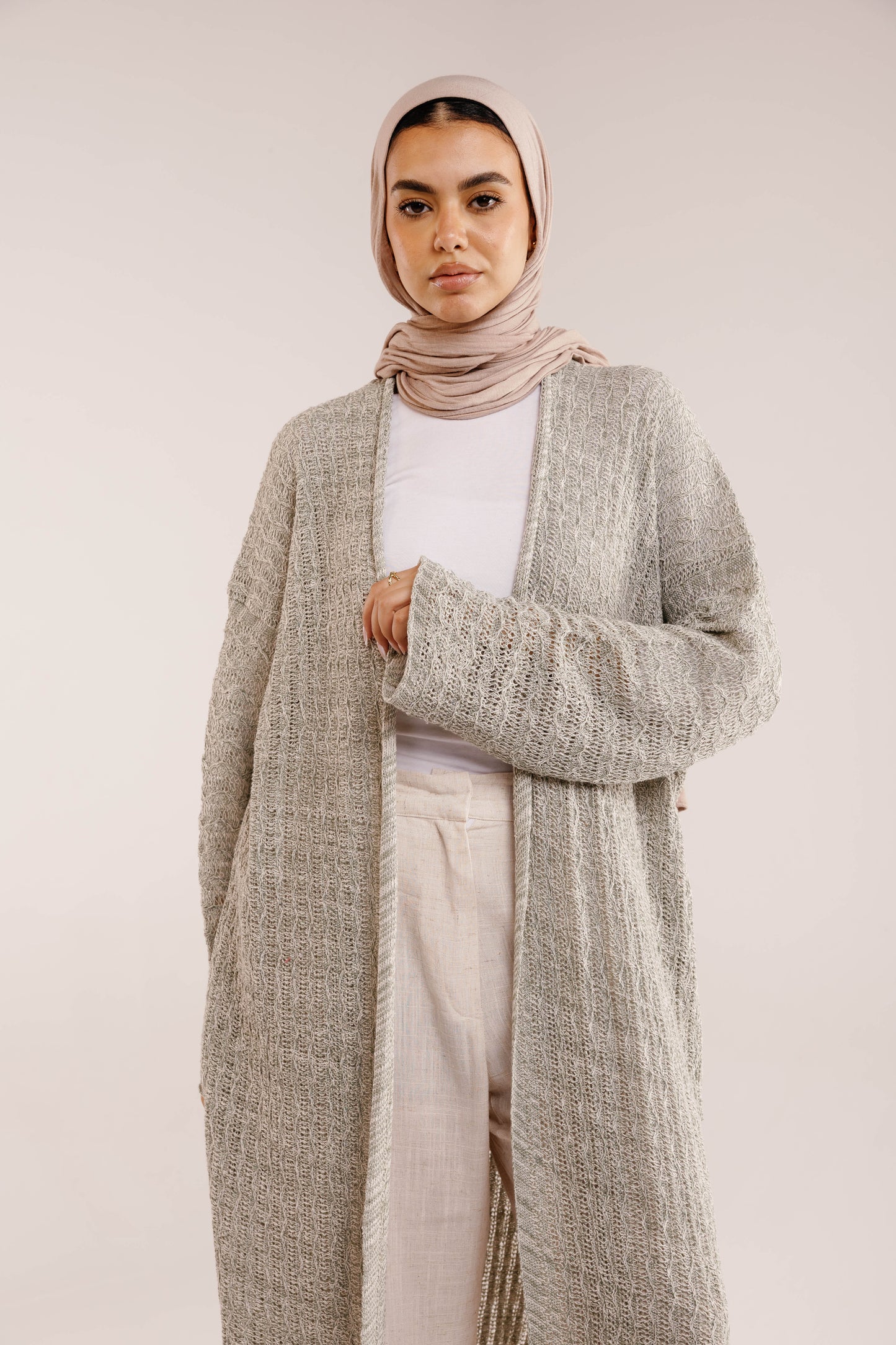 Cloud Knit Cardigan in Basil