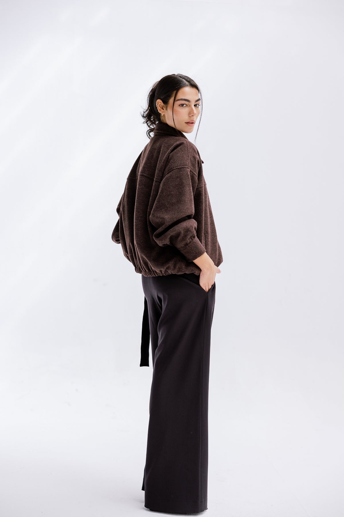 Daily Bomber Jacket in Cocoa