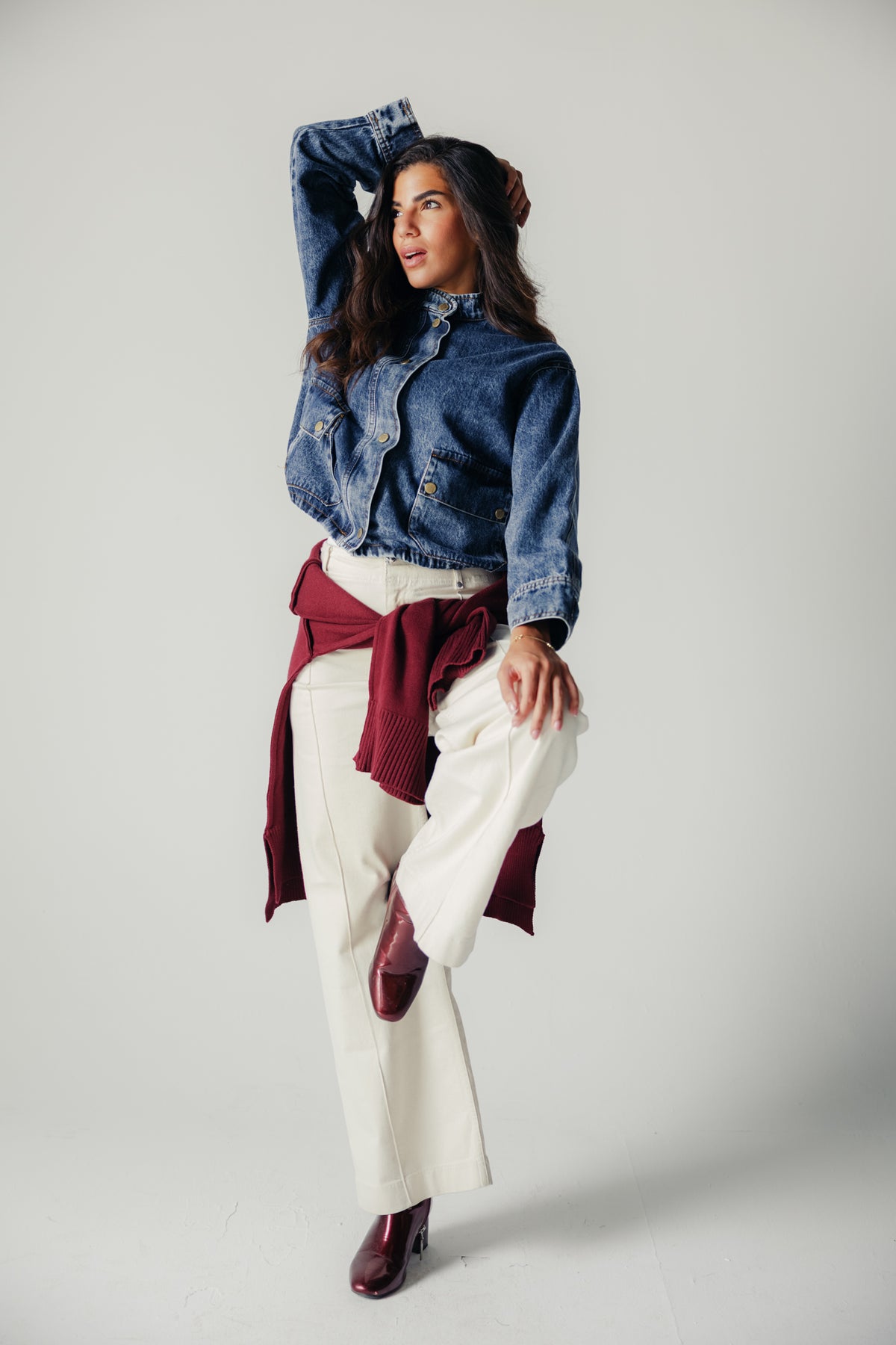 The Outline Crop Denim