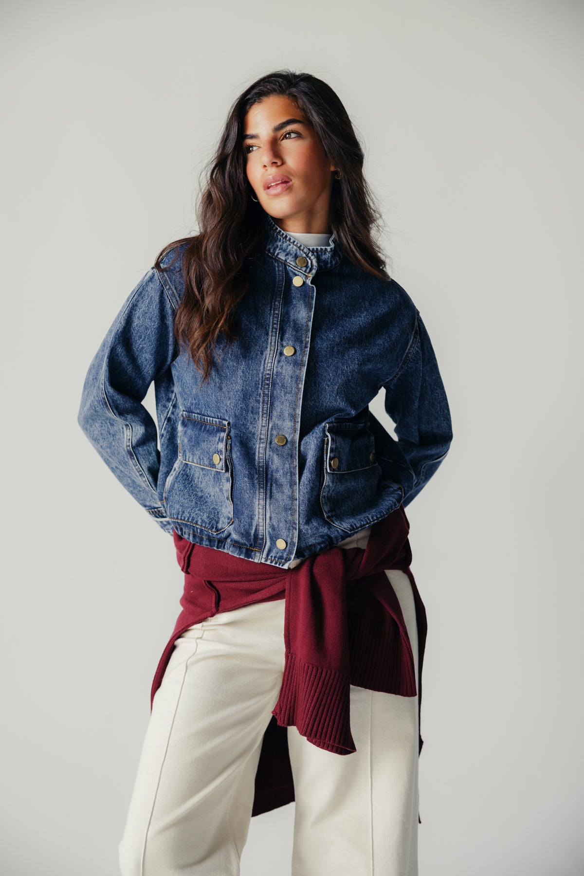 The Outline Crop Denim