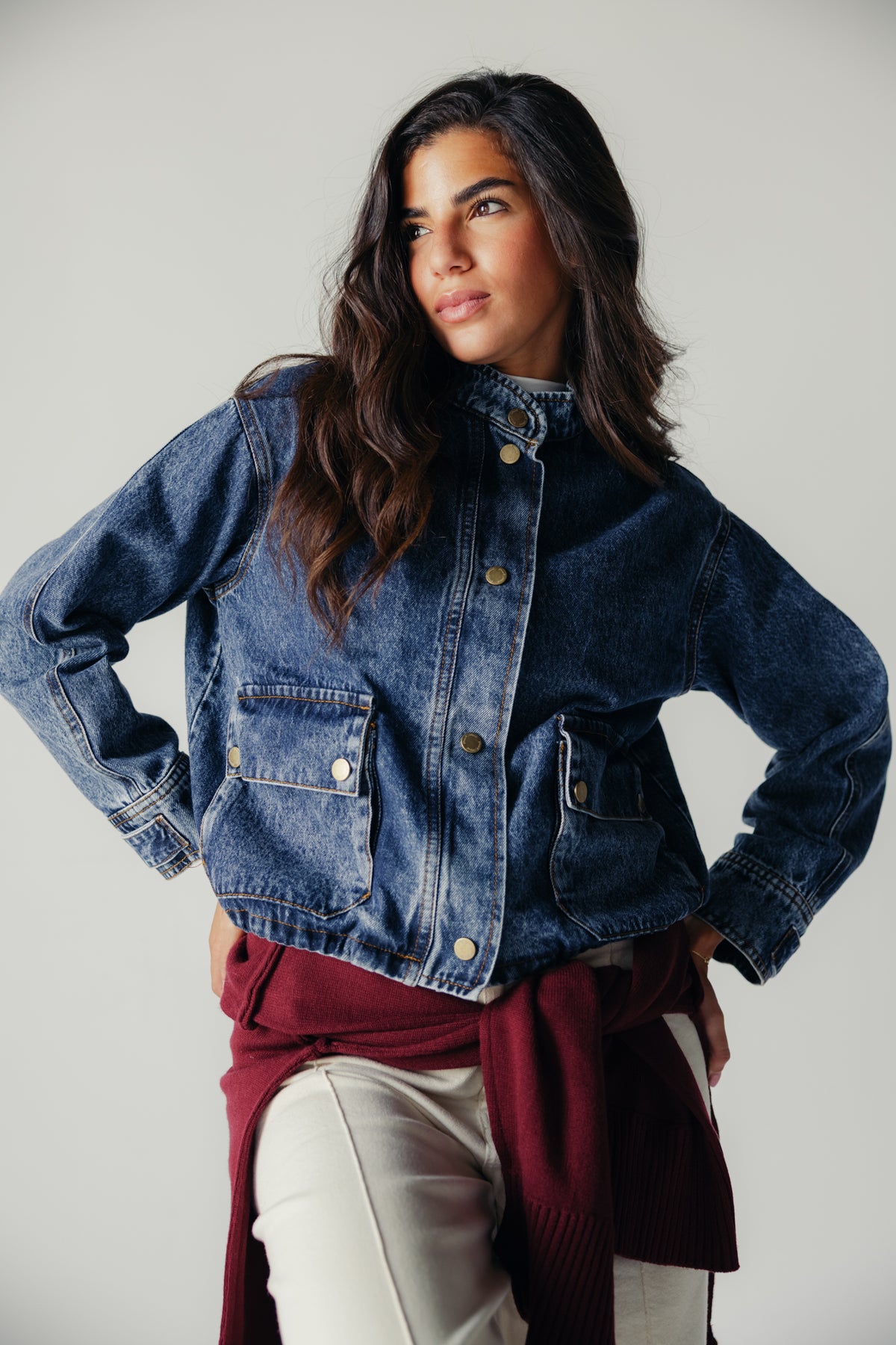The Outline Crop Denim