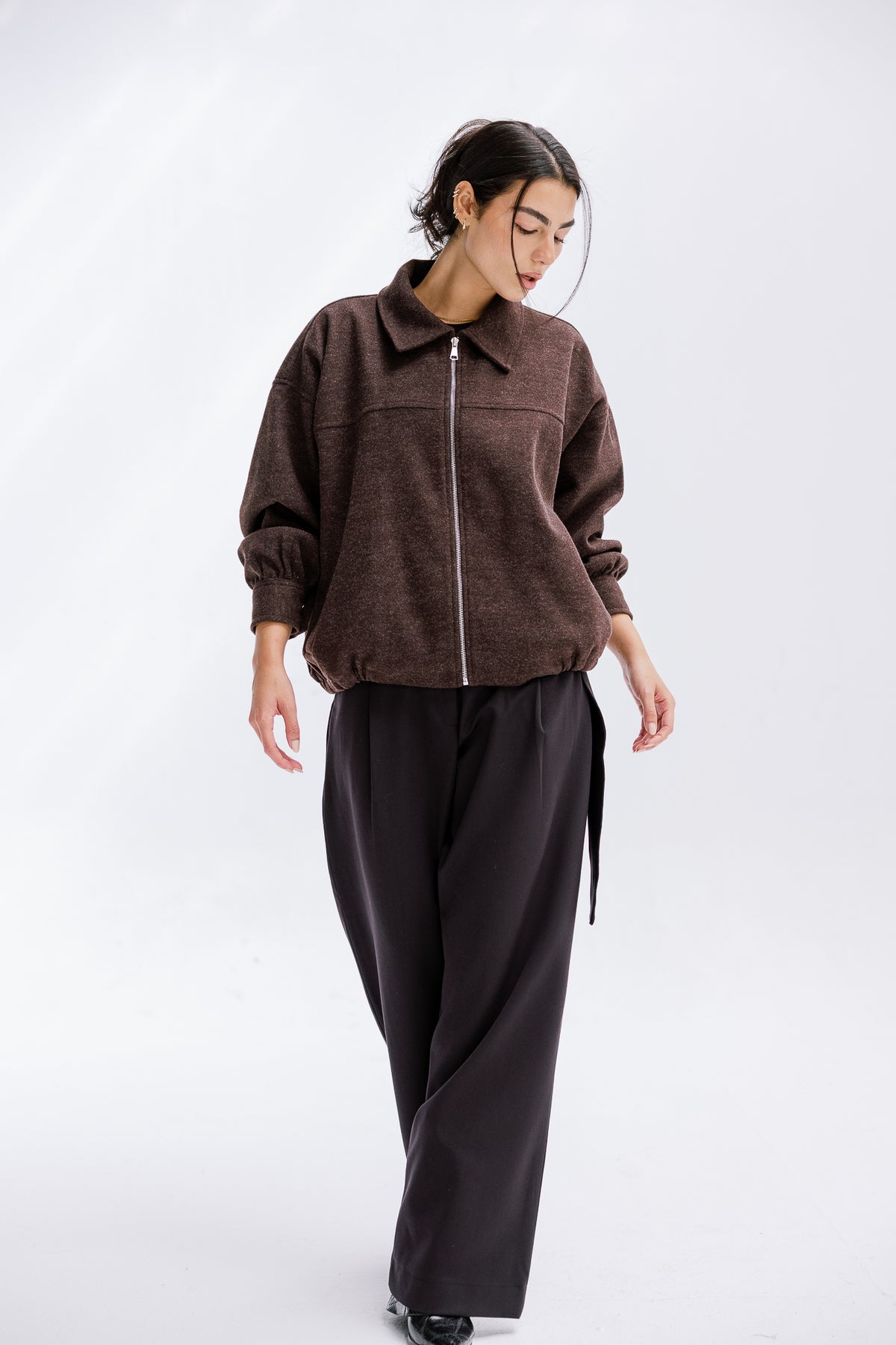 Daily Bomber Jacket in Cocoa