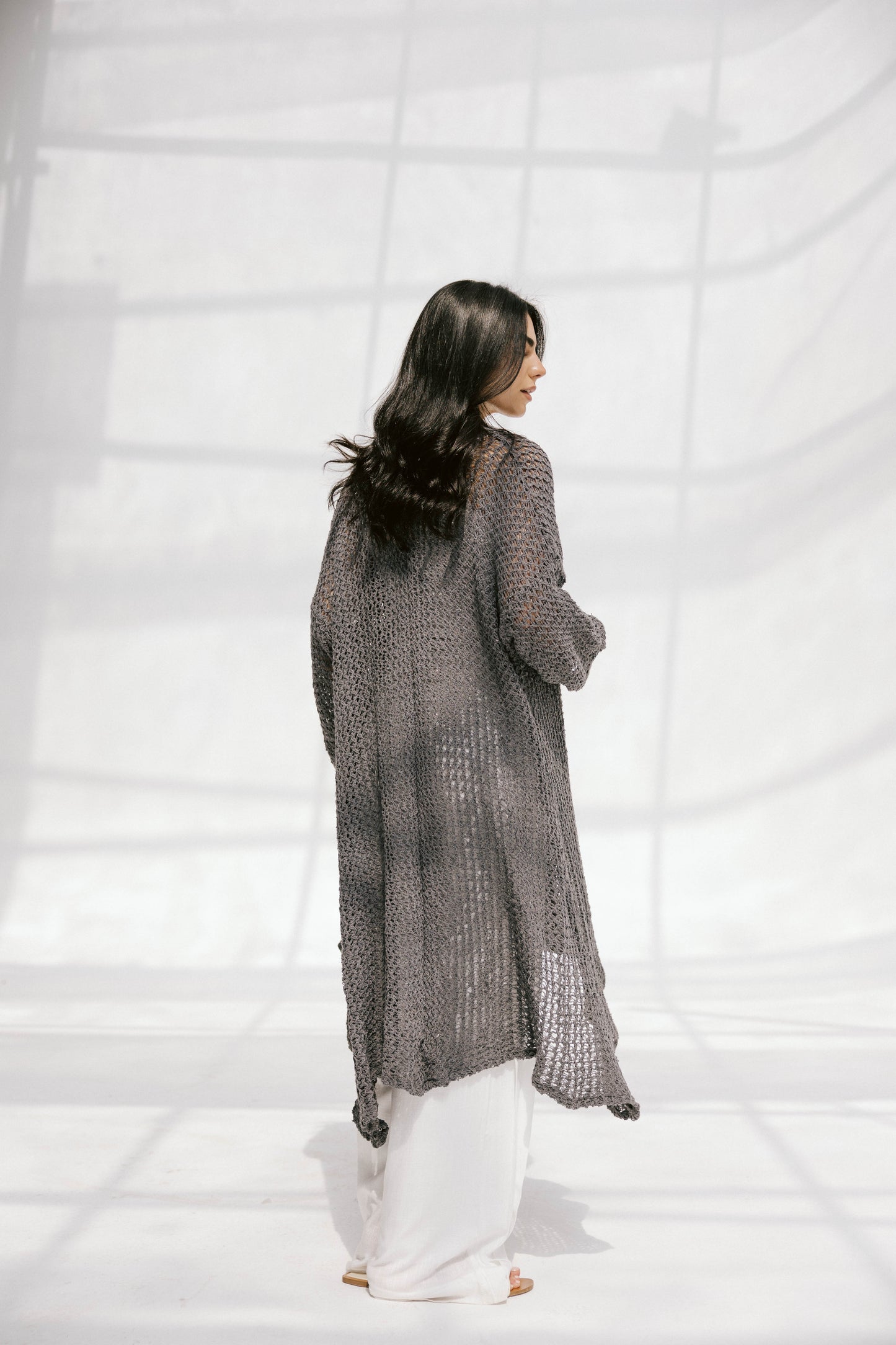 The Haze Cardigan in Gray 2.0