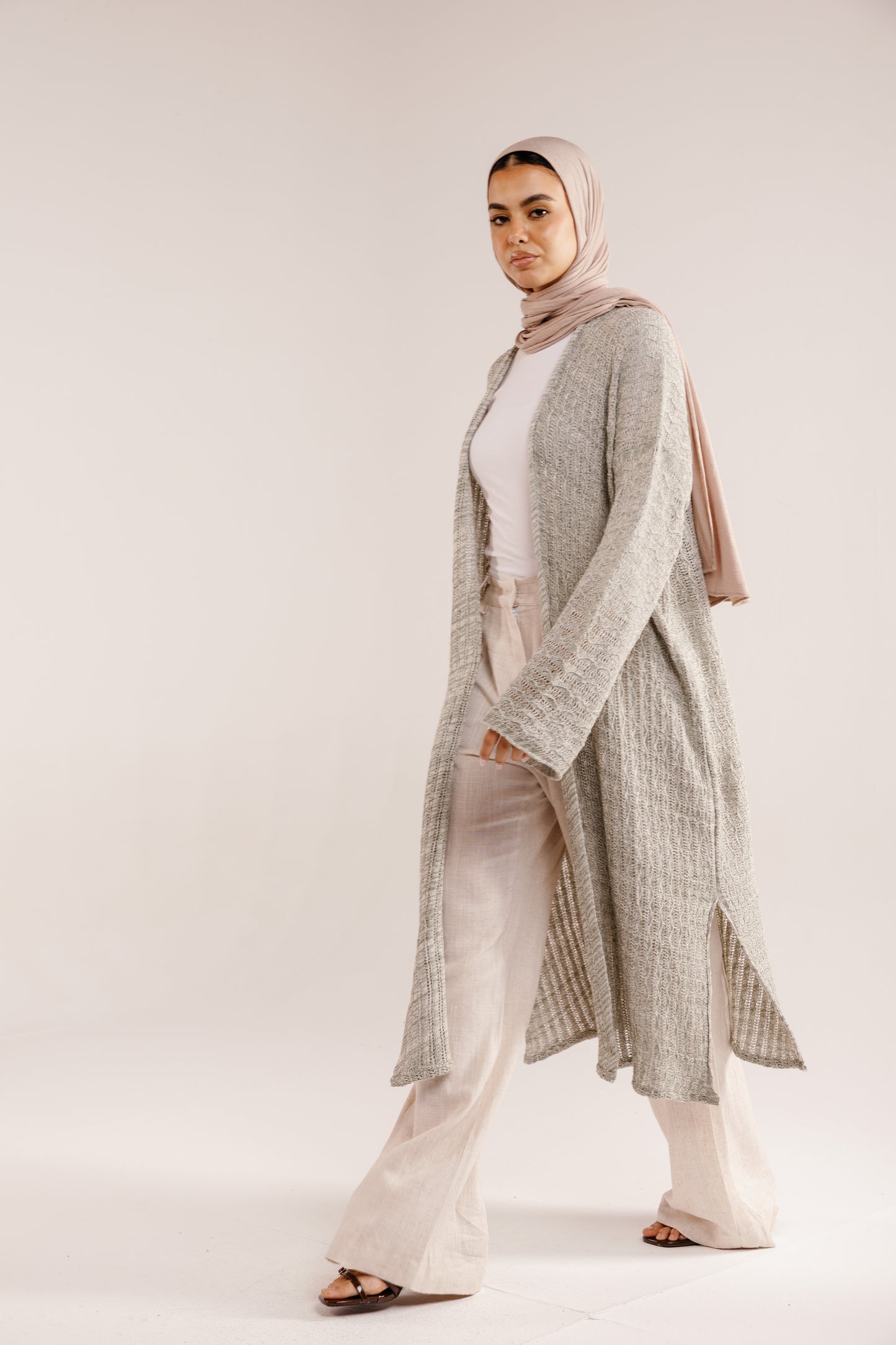 Cloud Knit Cardigan in Basil