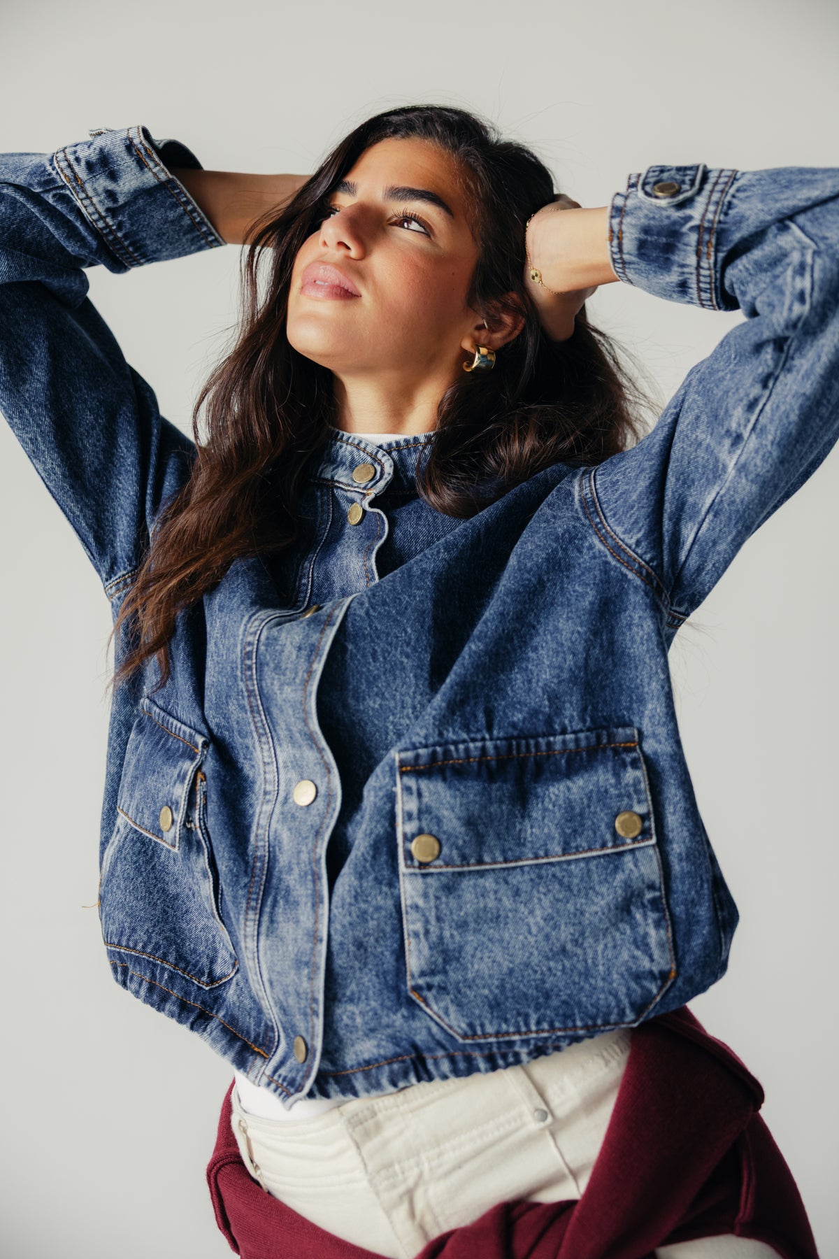 The Outline Crop Denim