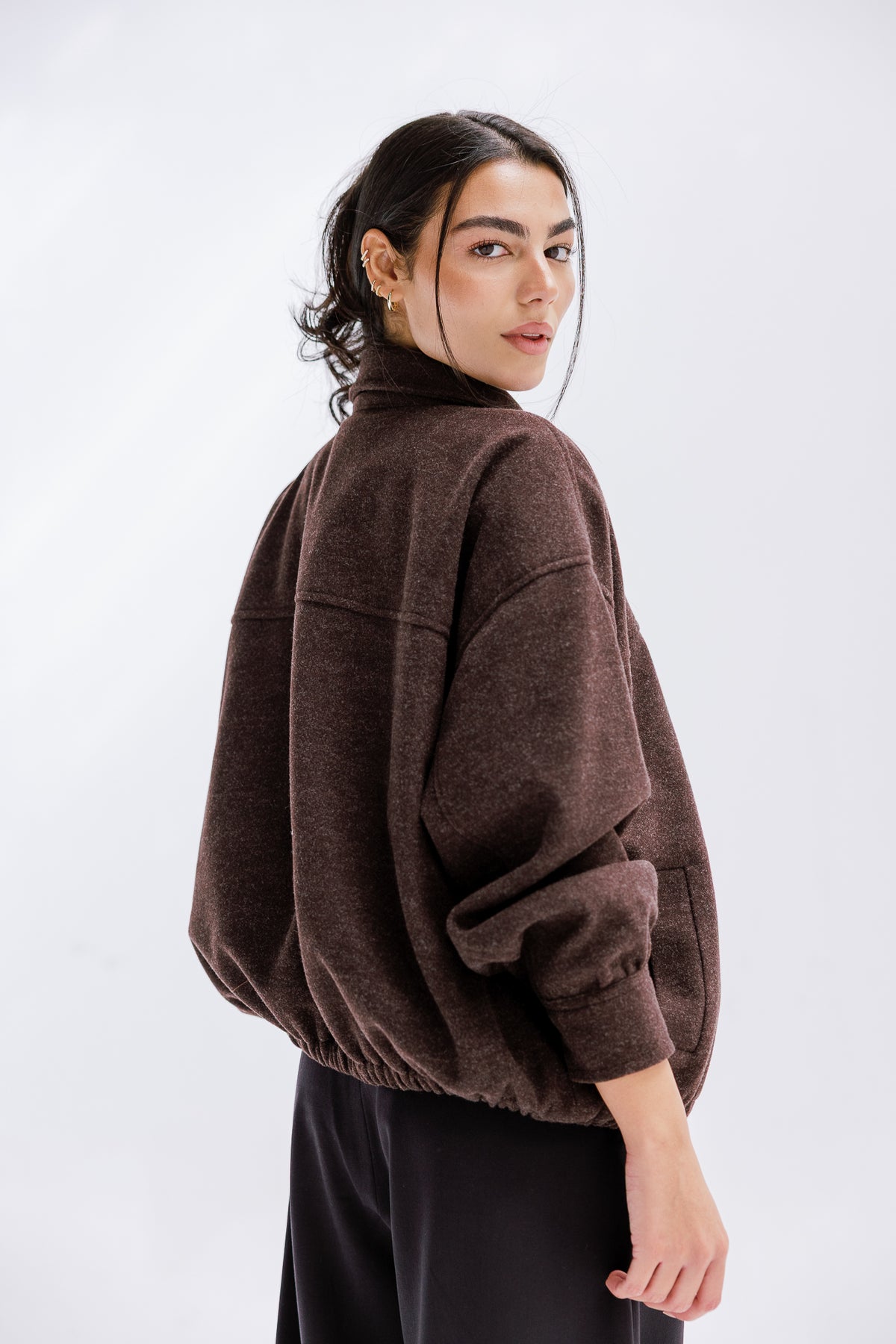 Daily Bomber Jacket in Cocoa