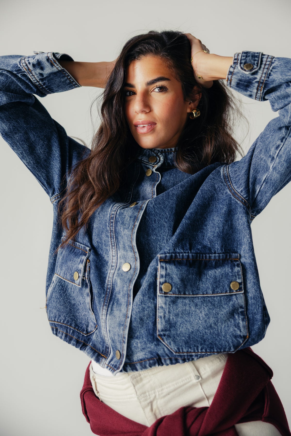 The Outline Crop Denim