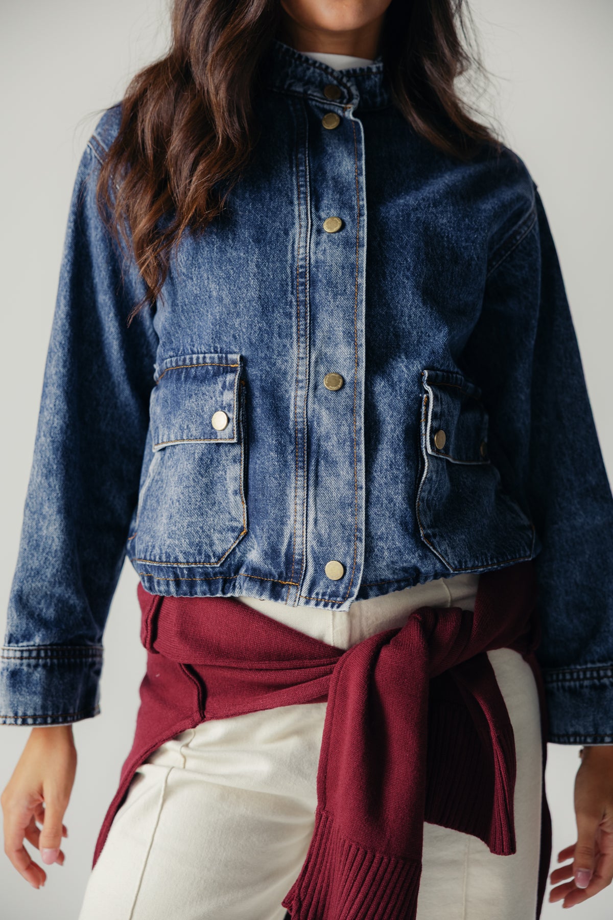 The Outline Crop Denim