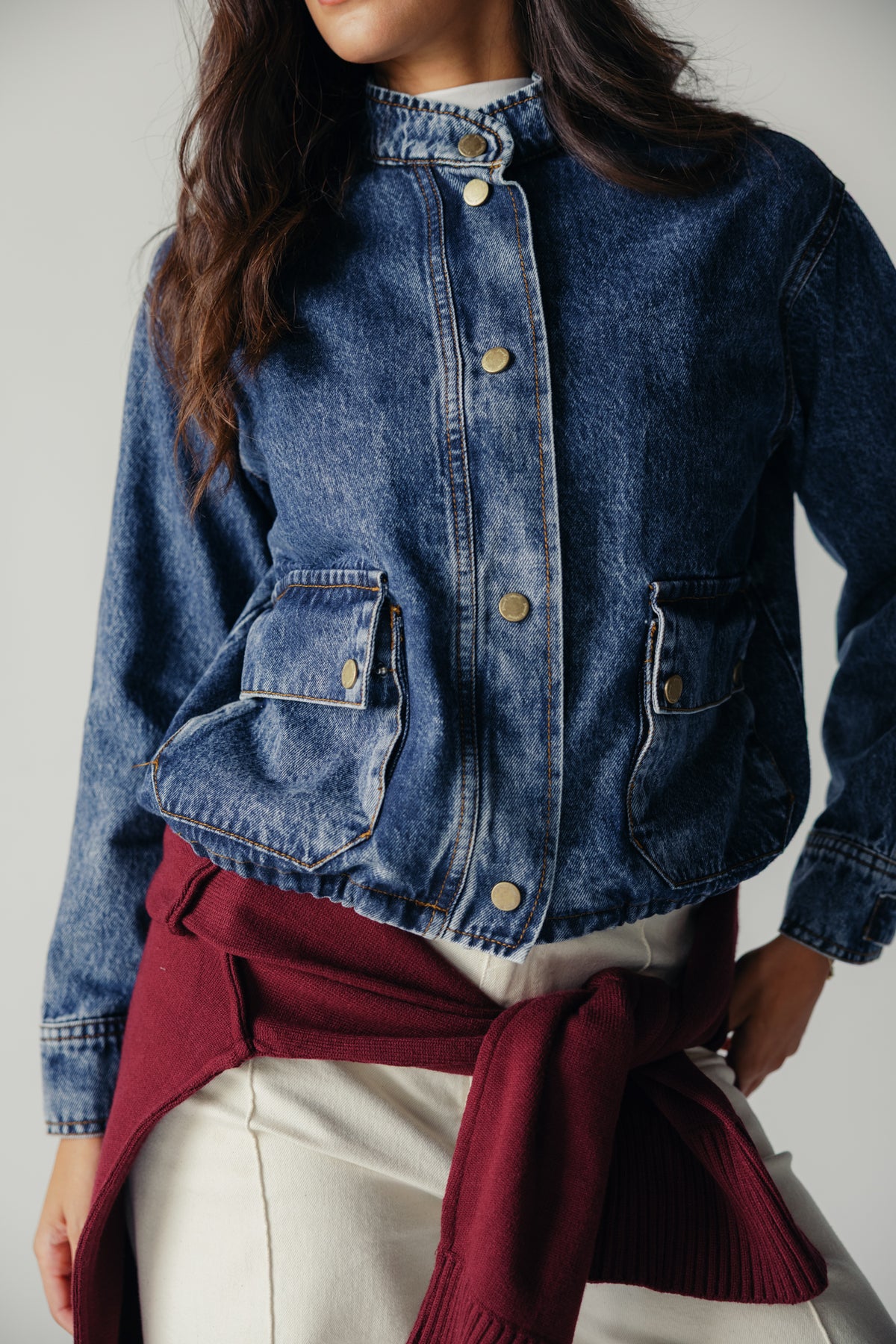 The Outline Crop Denim