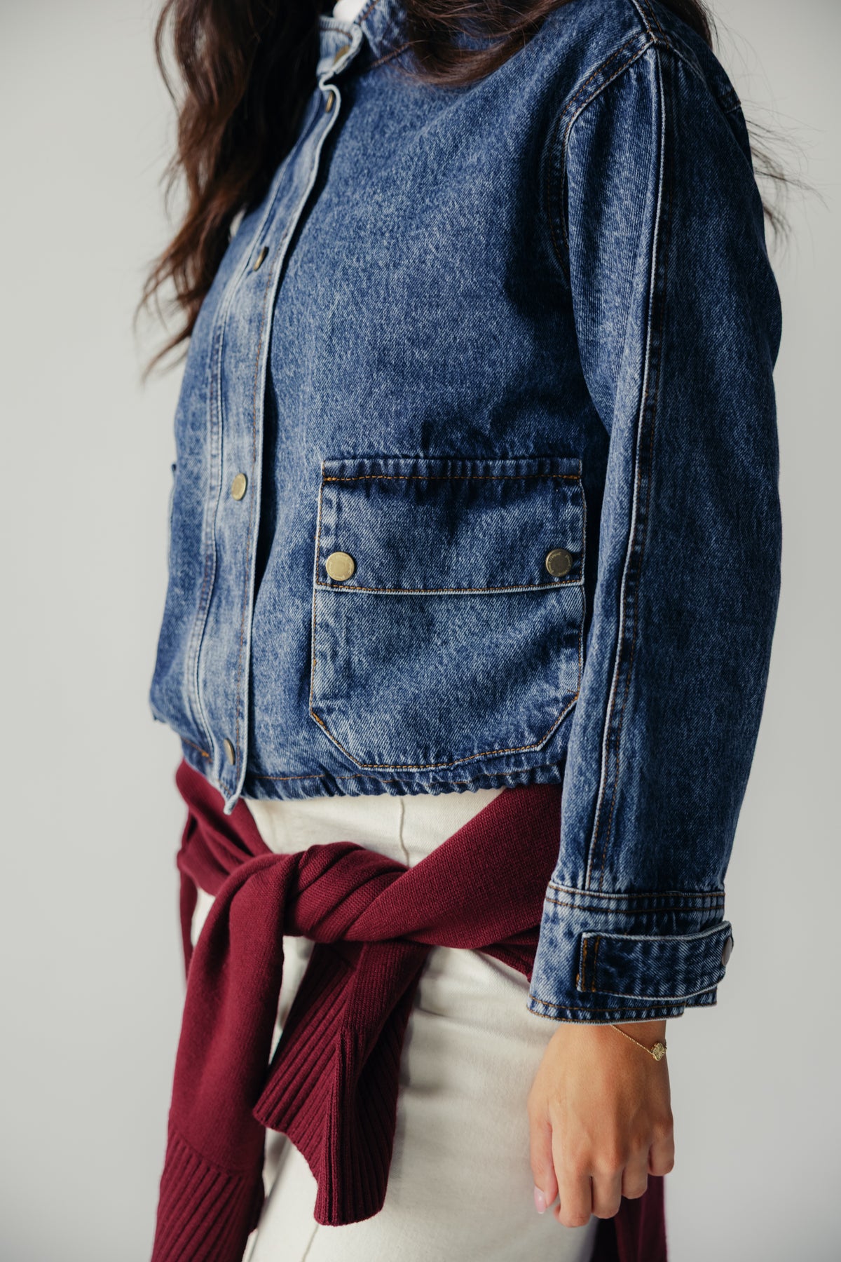 The Outline Crop Denim