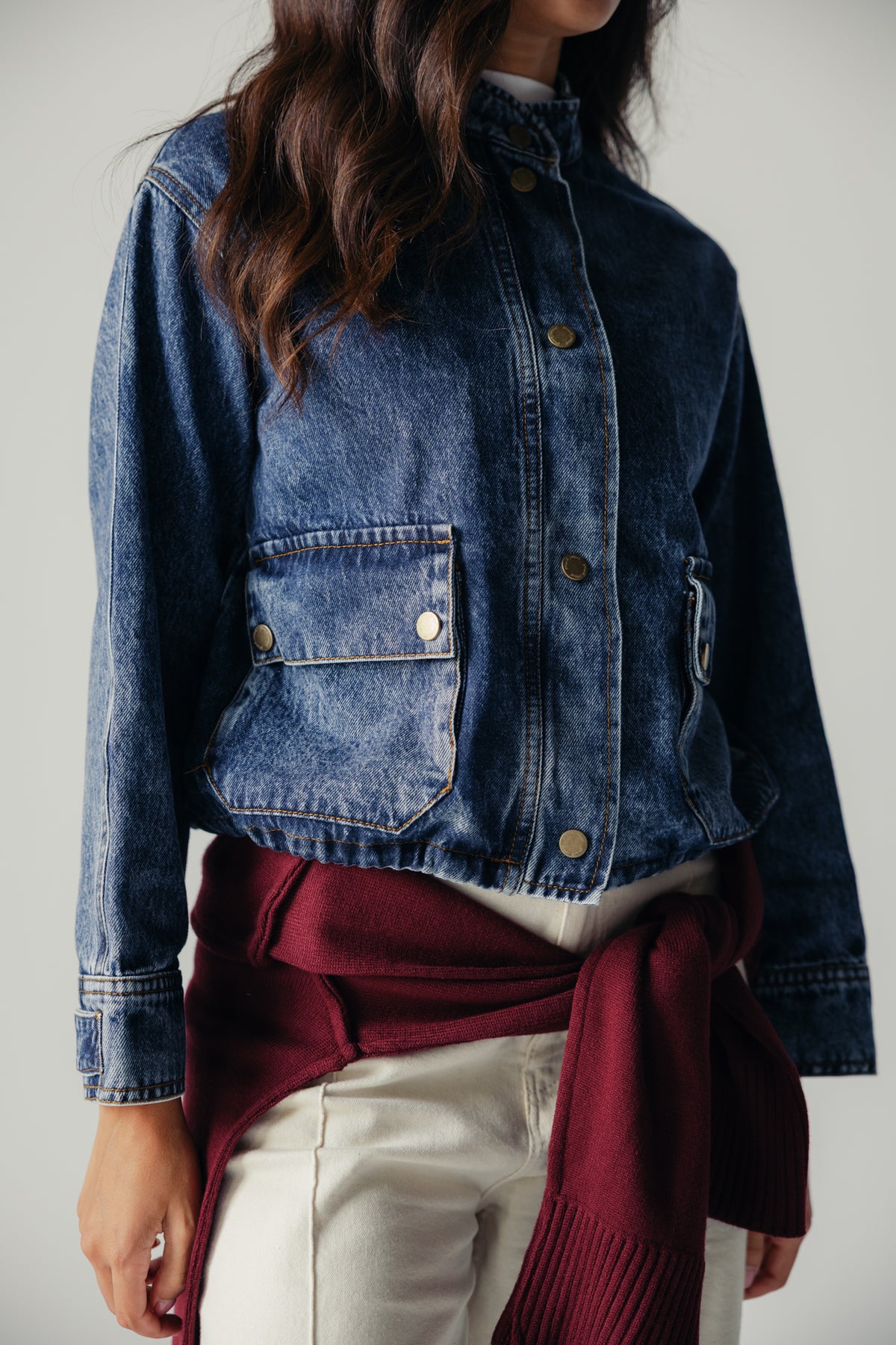 The Outline Crop Denim