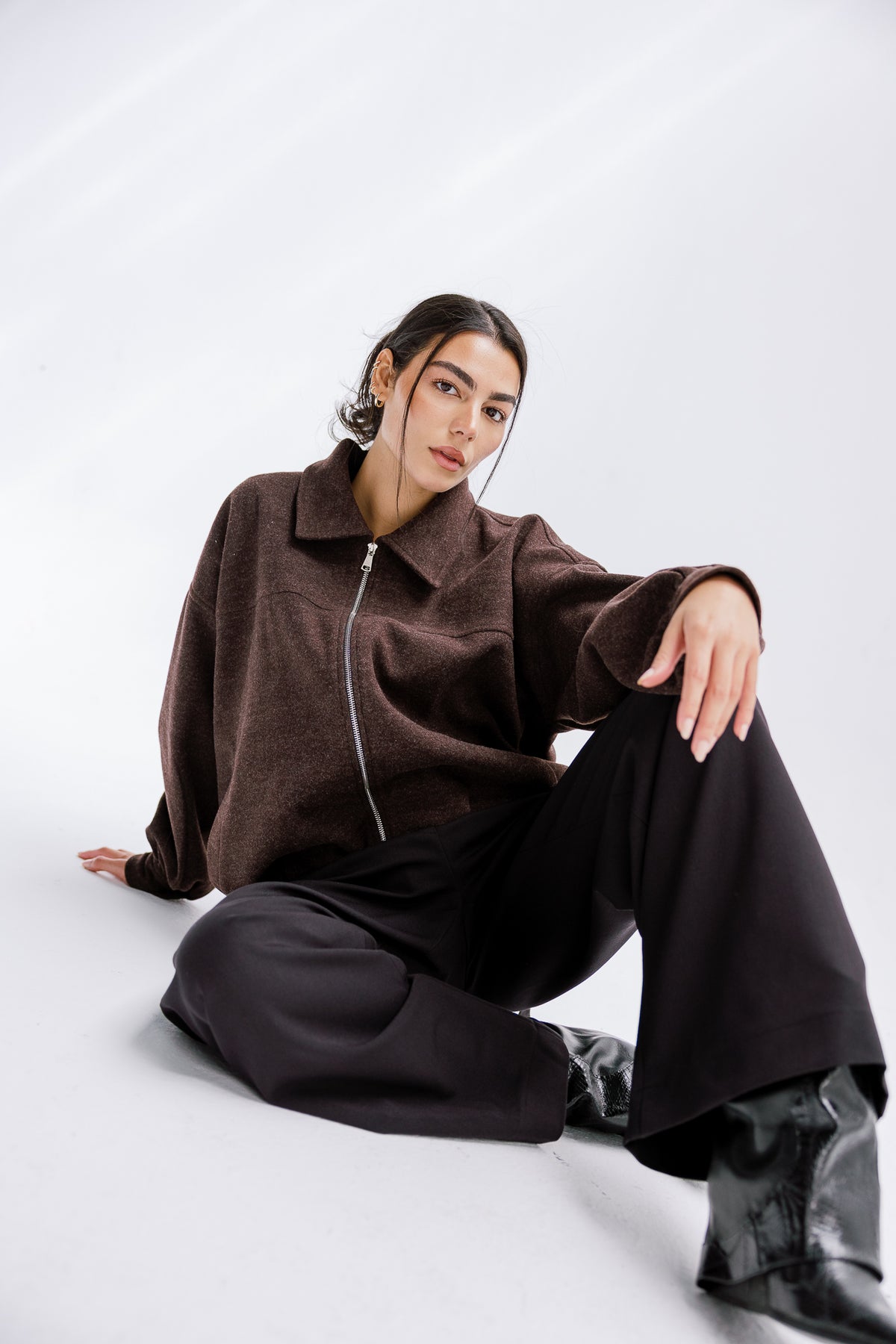 Daily Bomber Jacket in Cocoa