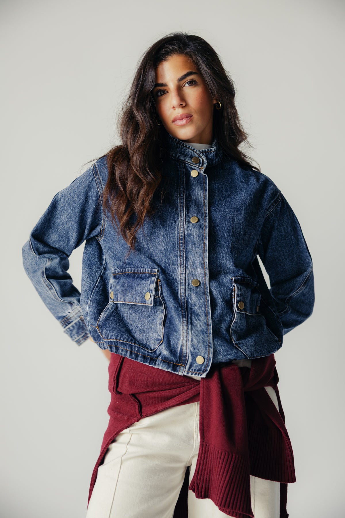 The Outline Crop Denim