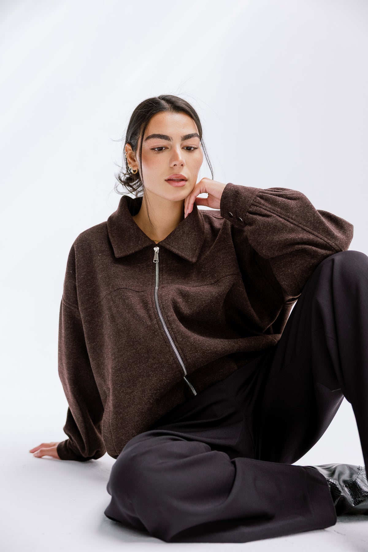 Daily Bomber Jacket in Cocoa
