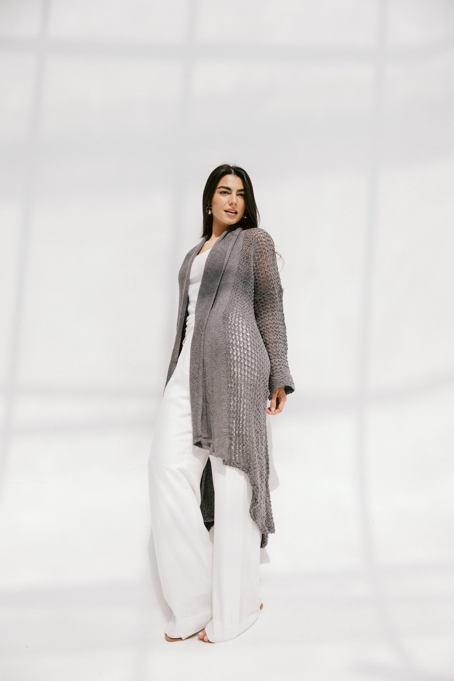 The Haze Cardigan in Gray 2.0