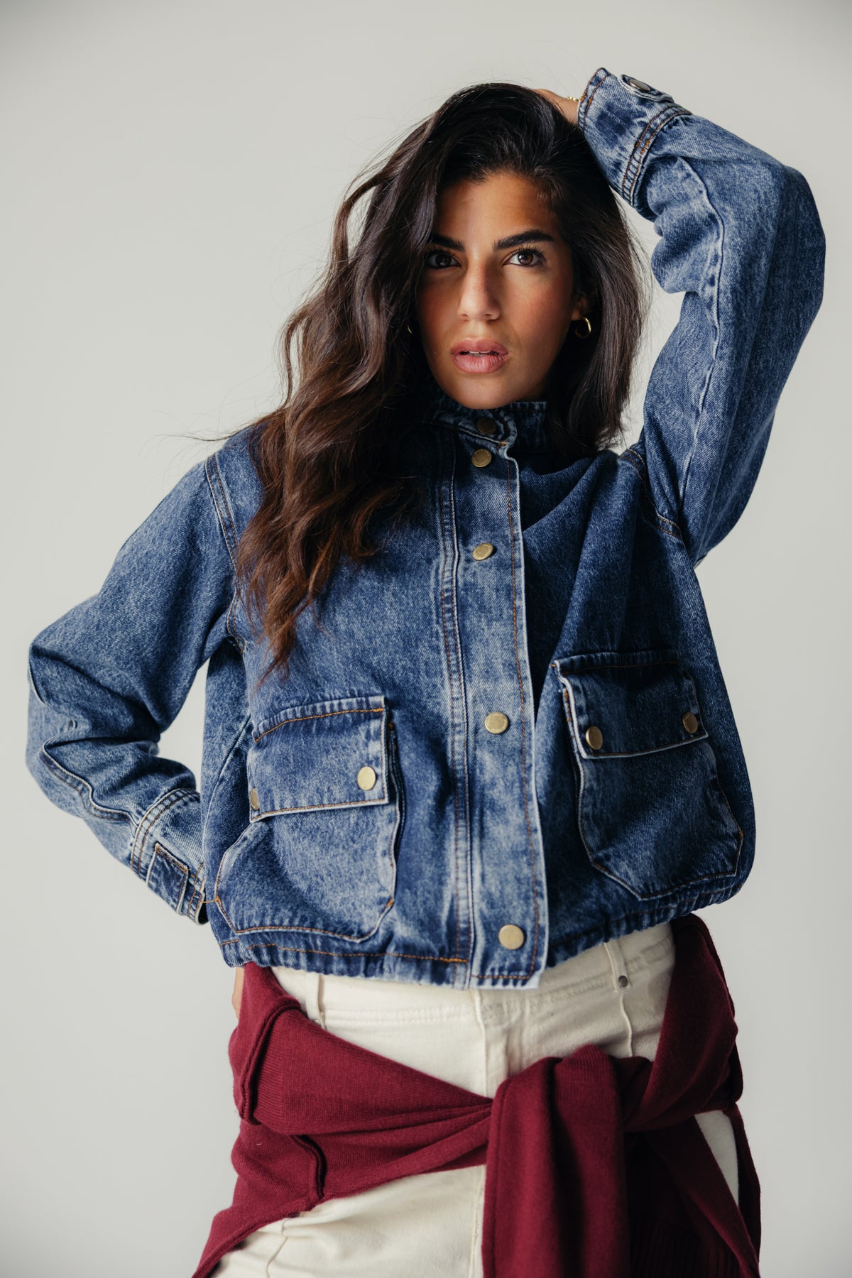The Outline Crop Denim