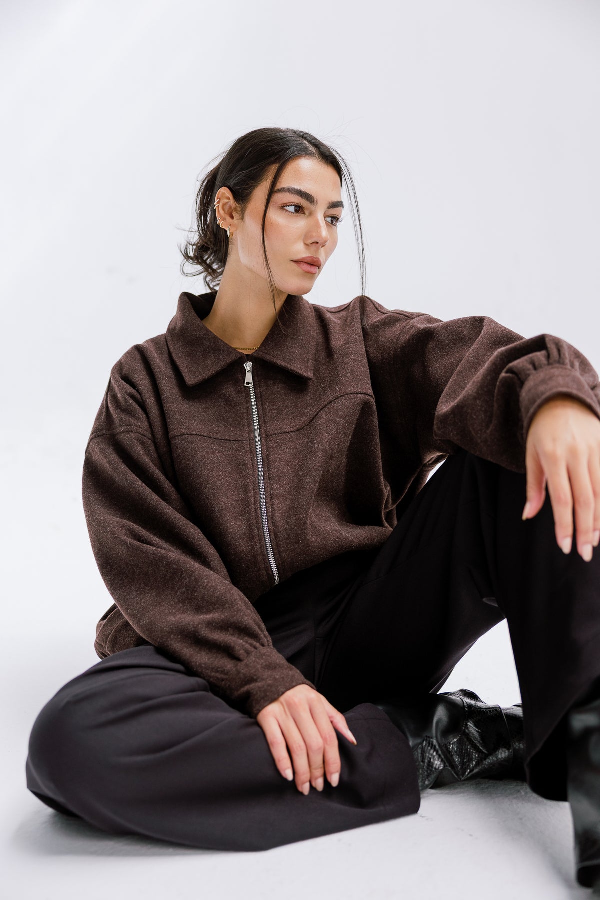Daily Bomber Jacket in Cocoa