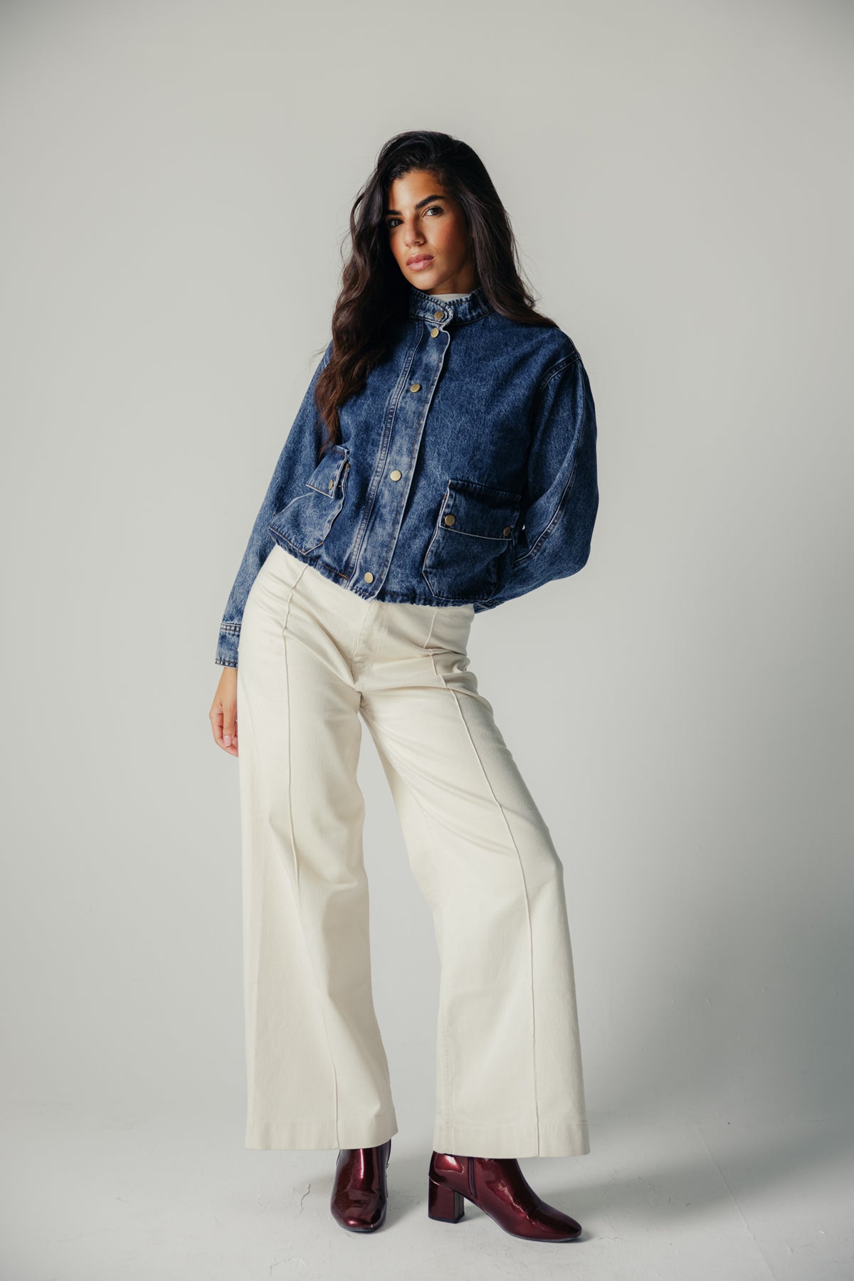 The Outline Crop Denim