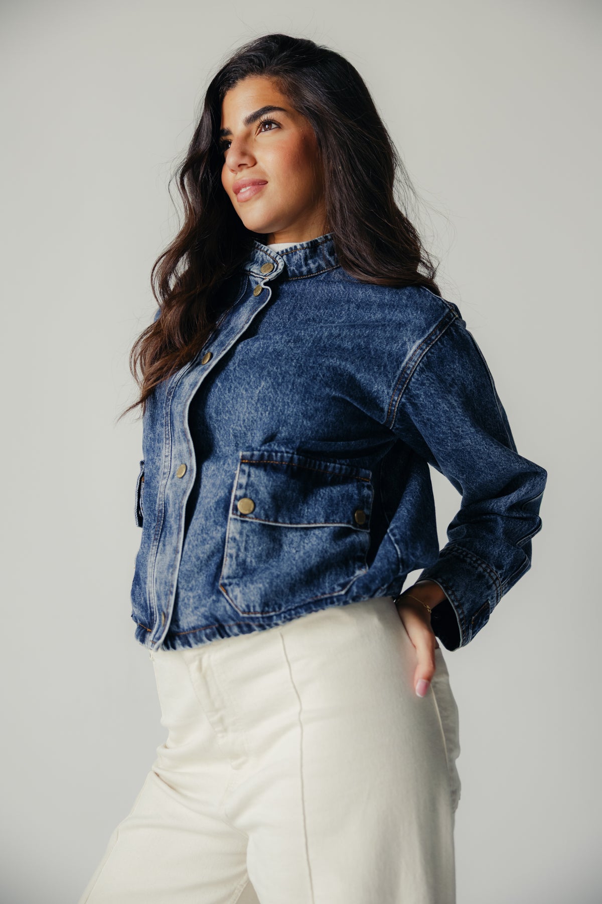 The Outline Crop Denim