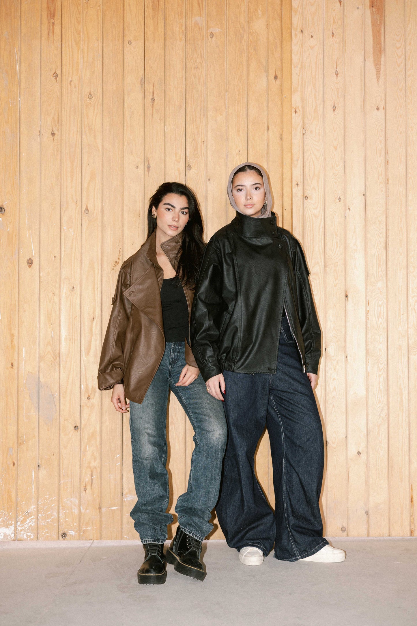 Stellar Leather Jacket in Brown