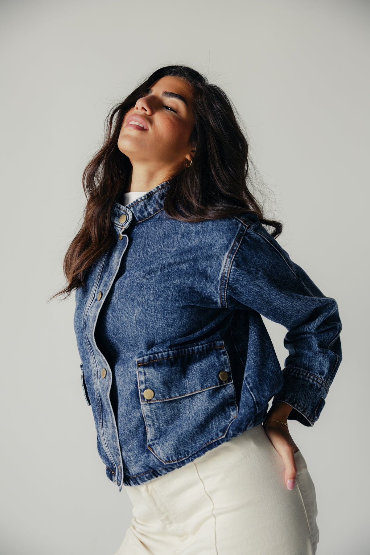 The Outline Crop Denim