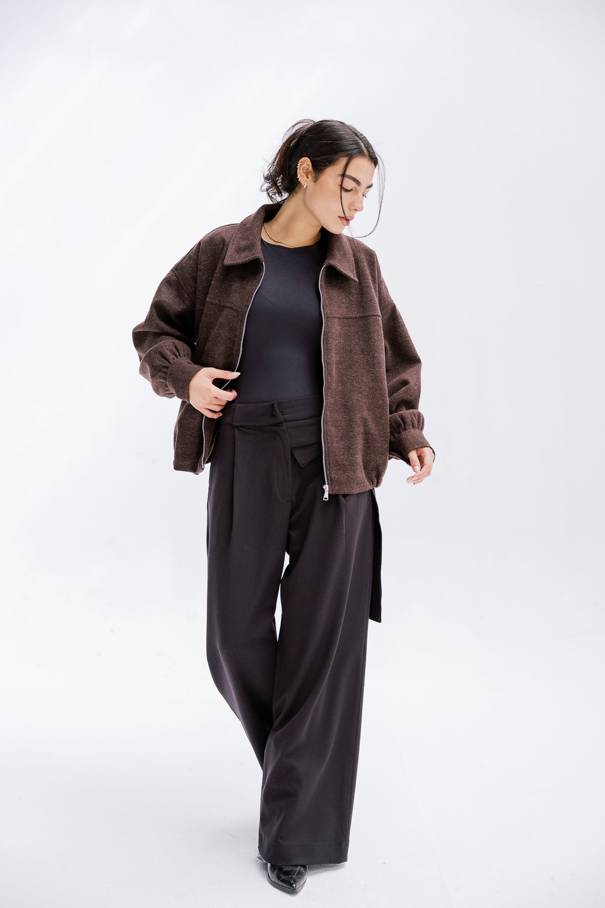 Daily Bomber Jacket in Cocoa