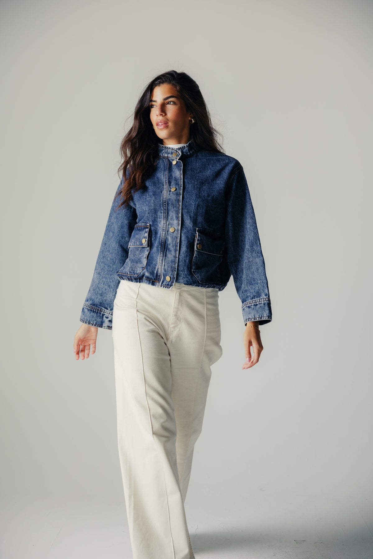 The Outline Crop Denim