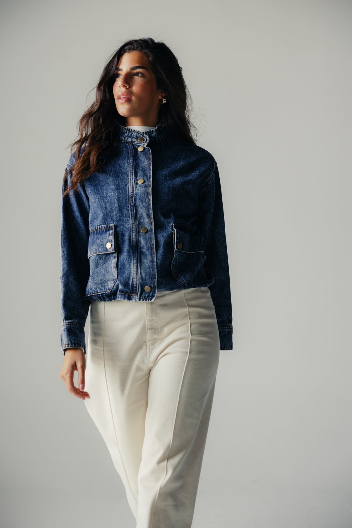 The Outline Crop Denim