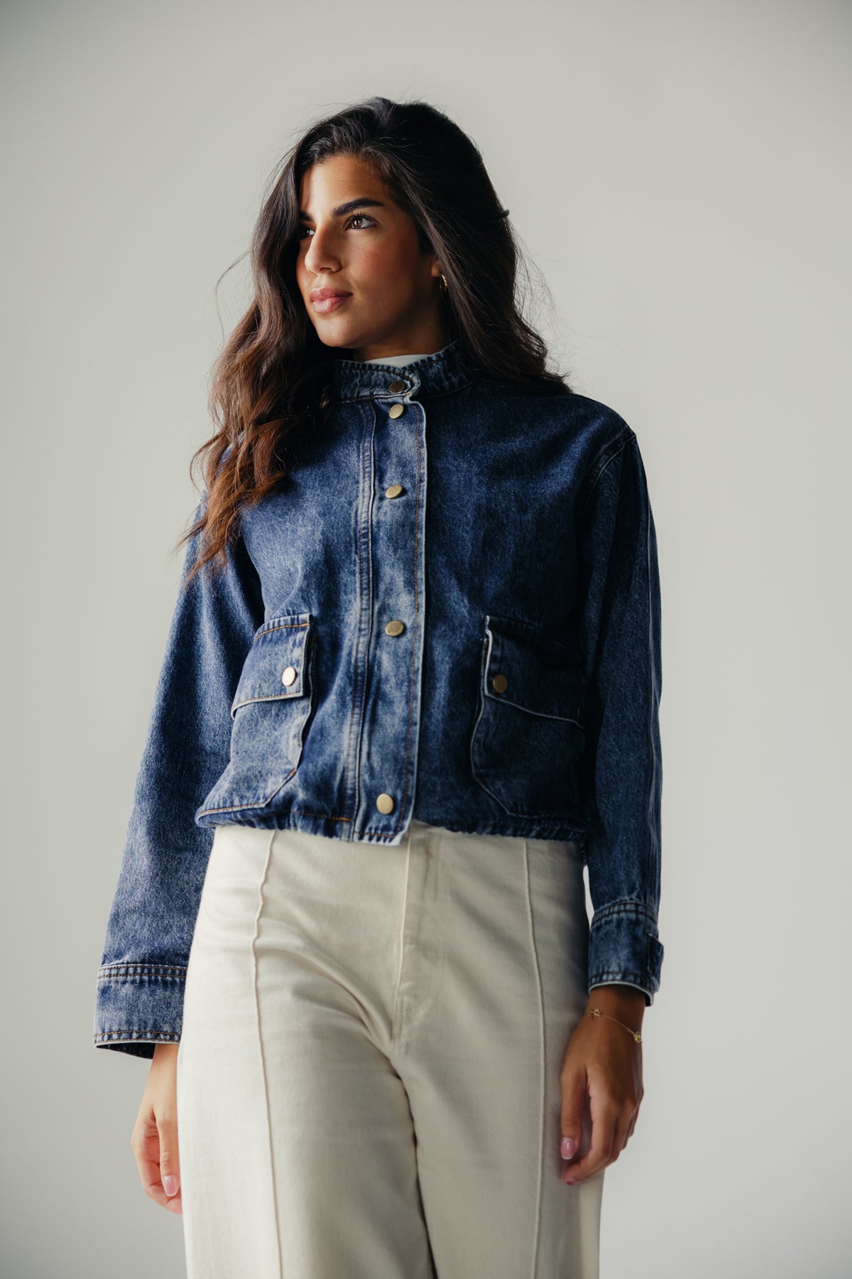 The Outline Crop Denim