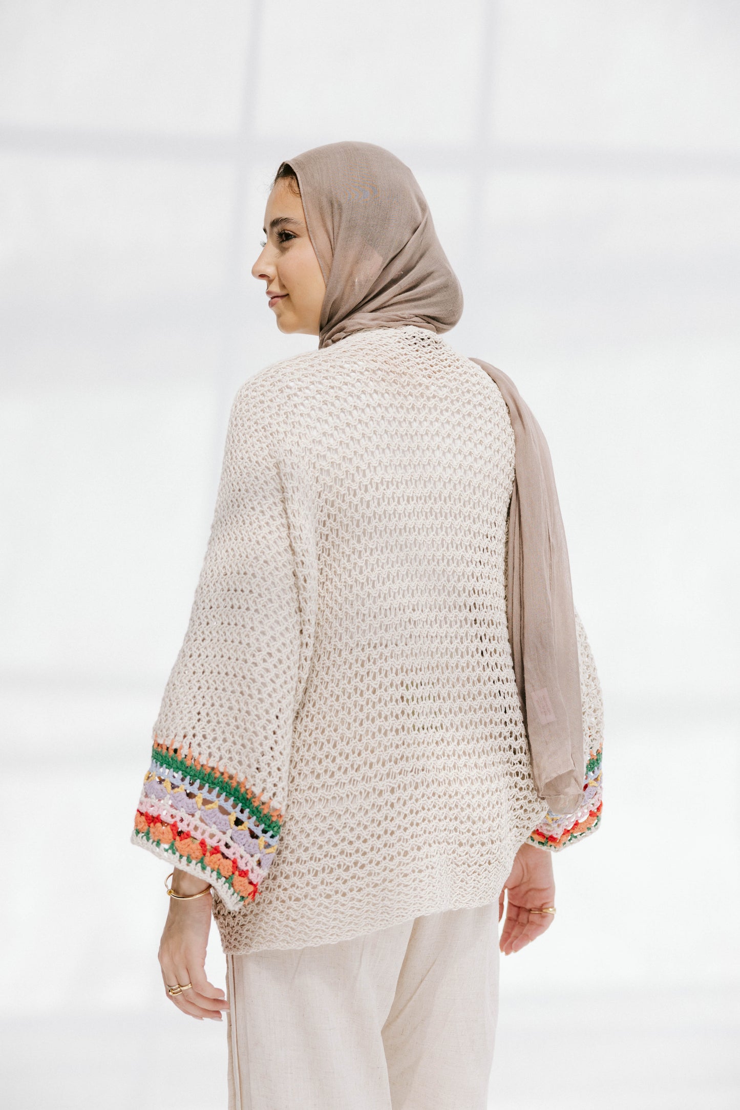 Coral knit top