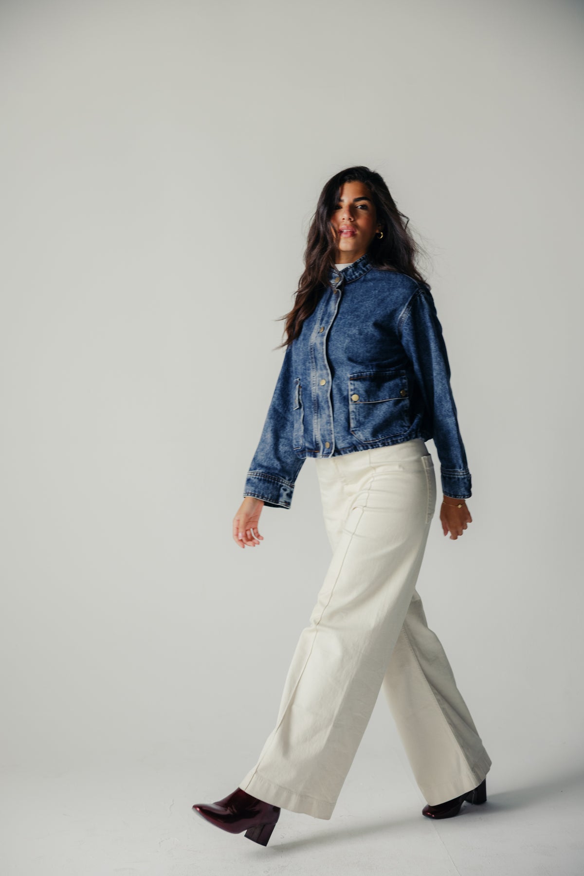 The Outline Crop Denim