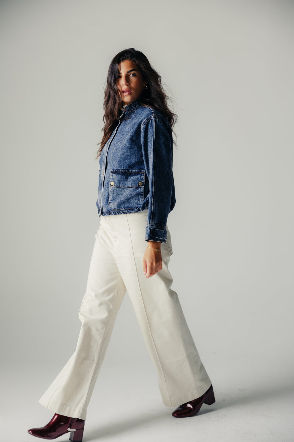 The Outline Crop Denim