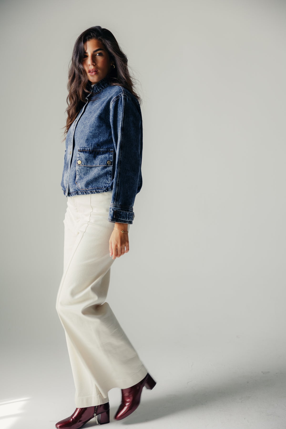 The Outline Crop Denim