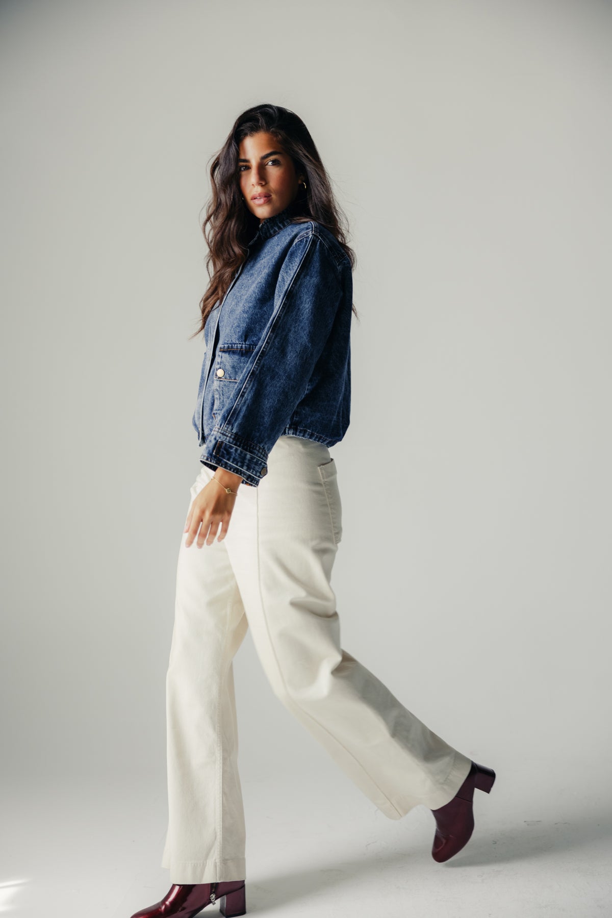 The Outline Crop Denim