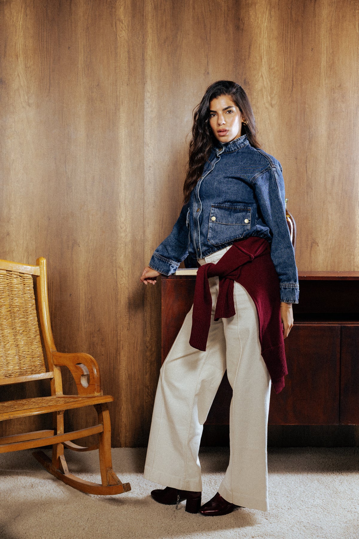 The Outline Crop Denim