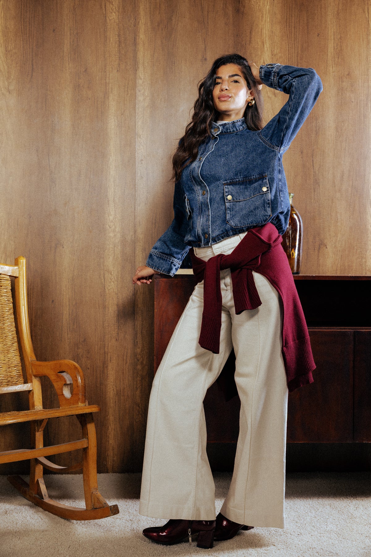 The Outline Crop Denim