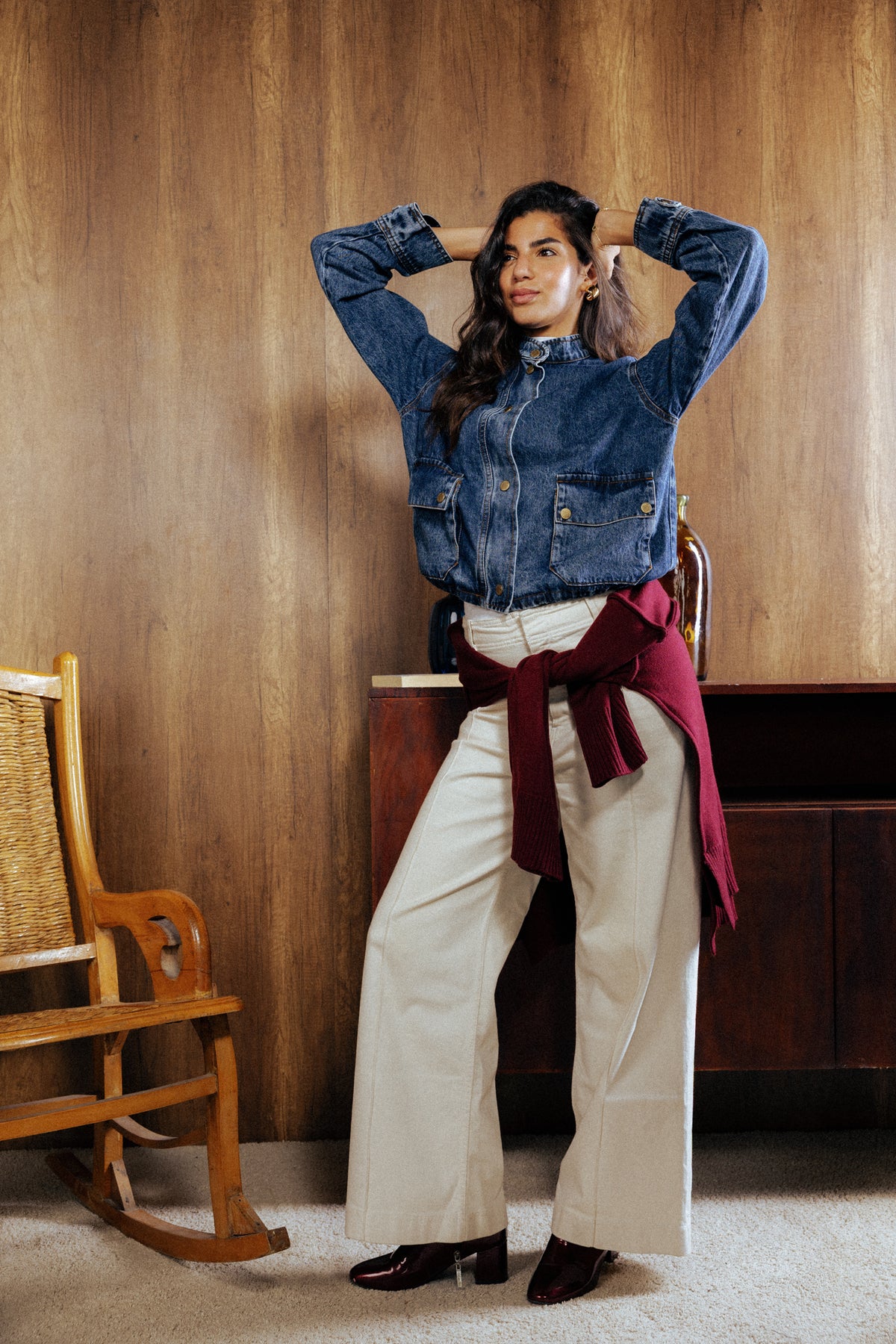 The Outline Crop Denim
