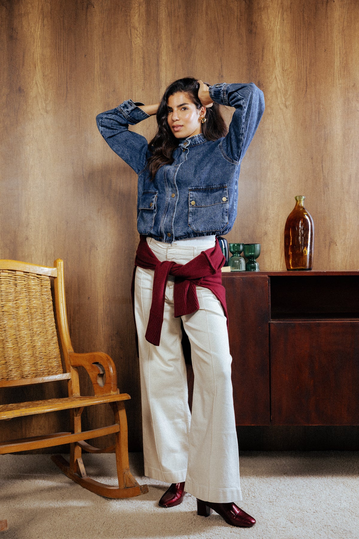 The Outline Crop Denim