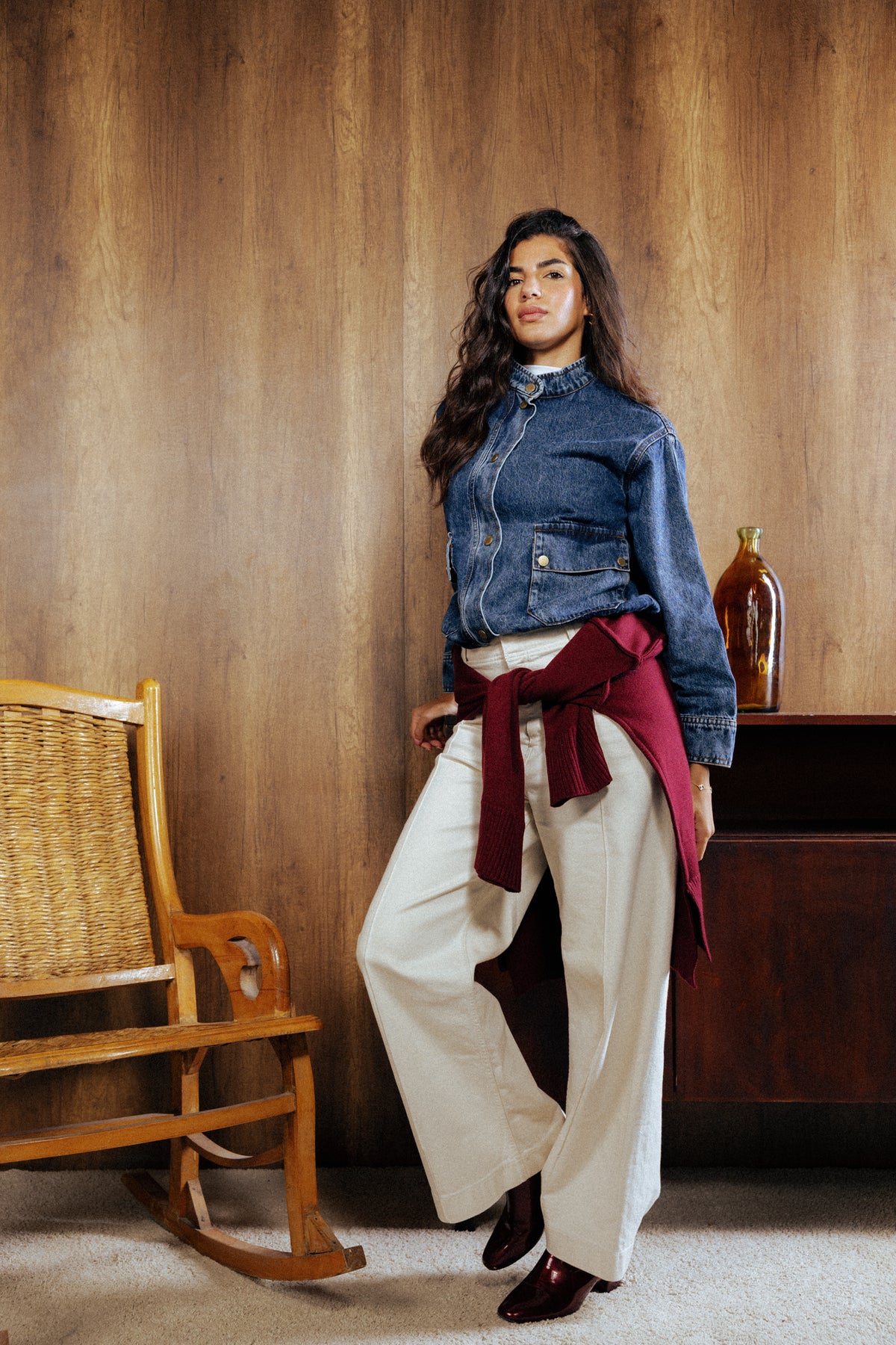 The Outline Crop Denim