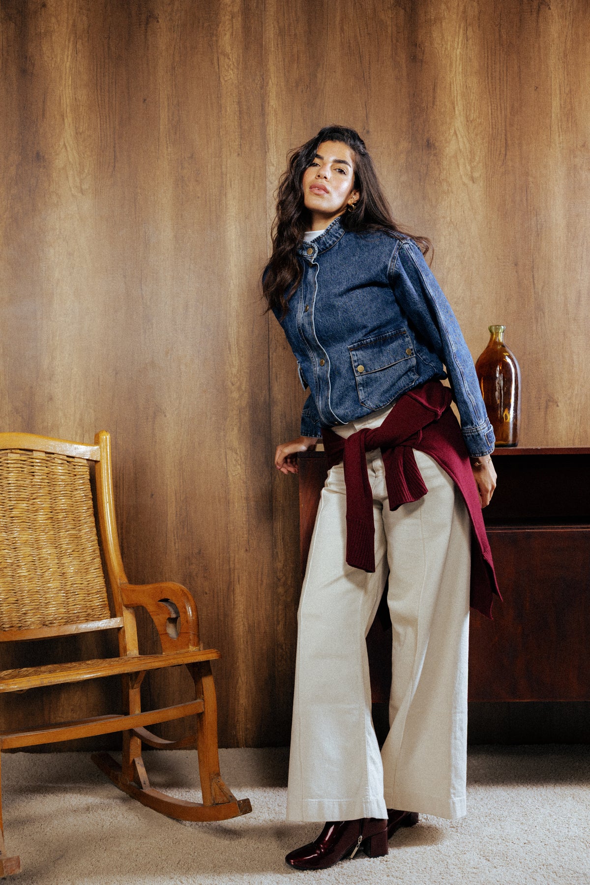 The Outline Crop Denim