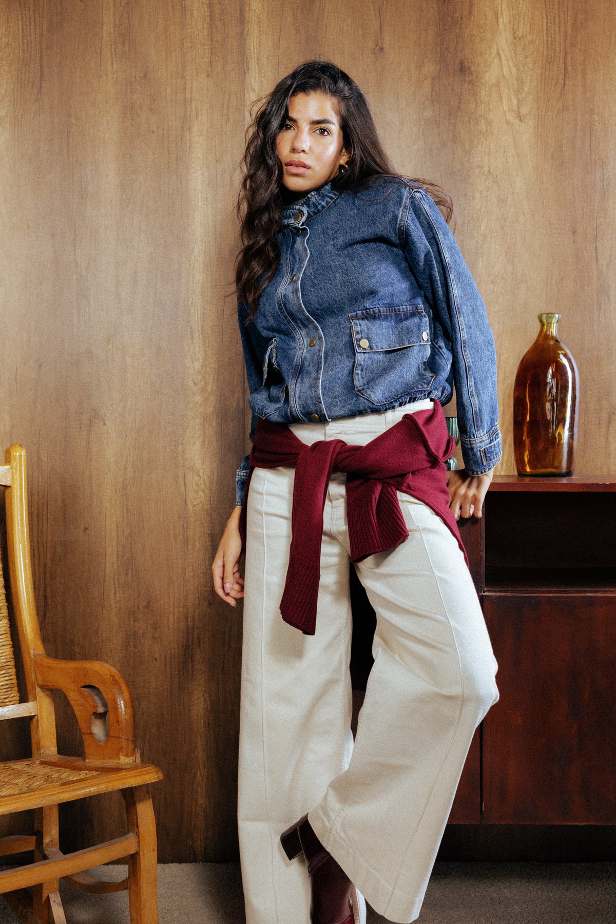 The Outline Crop Denim