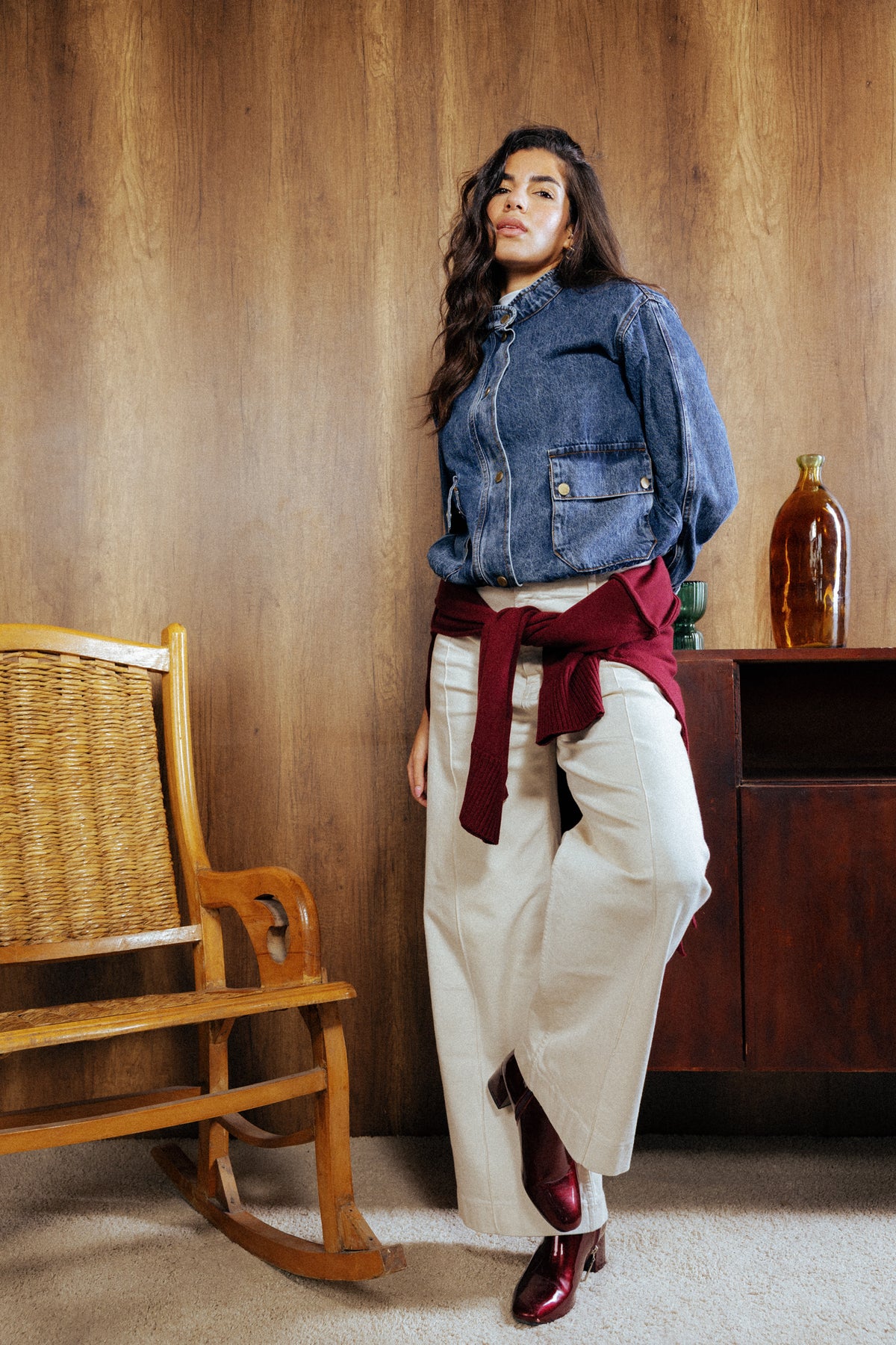 The Outline Crop Denim
